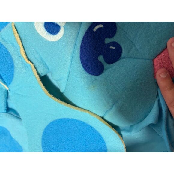 VTG 90s Blues Clues Blue Costume Halloween Dress Up 2T Nostalgia Retro Nick Jr - Picture 5 of 6
